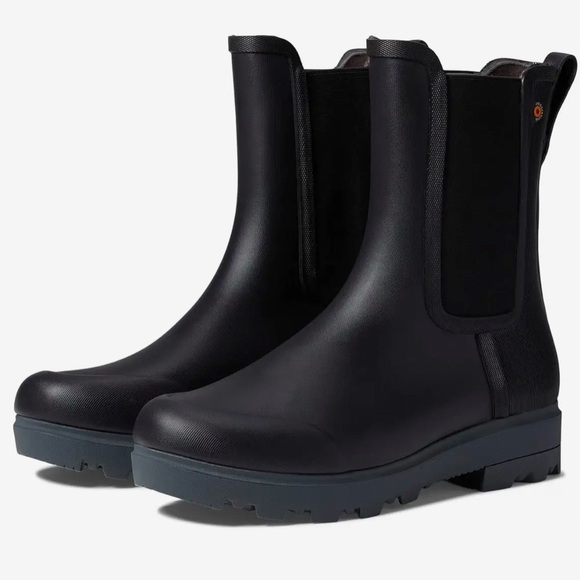 Bogs Shoes - NIB Bogs Ladies Holly Tall Waterproof Black Rain Boots sz 11